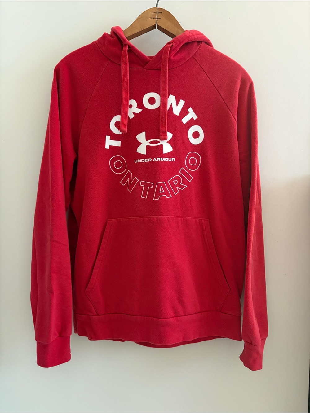 🔥2 for $30 Under Armour Men’s Red Hoodie Toronto Ontario VGUC US S